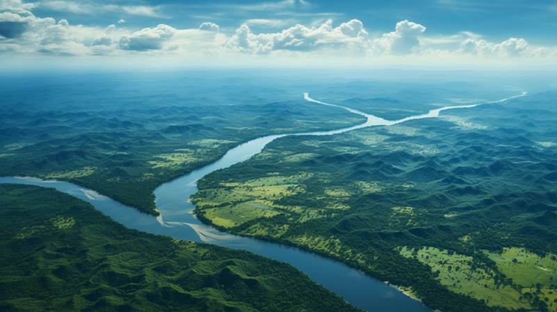Beautiful natural view landscape
